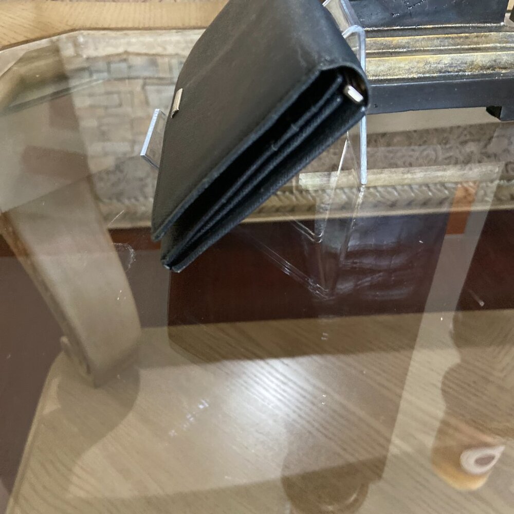 Burberry Pattern Long Black Wallet - image 8